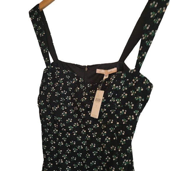 Hutch- Dress NWT- Black with floral print - Size Large - Picture 3 of 9